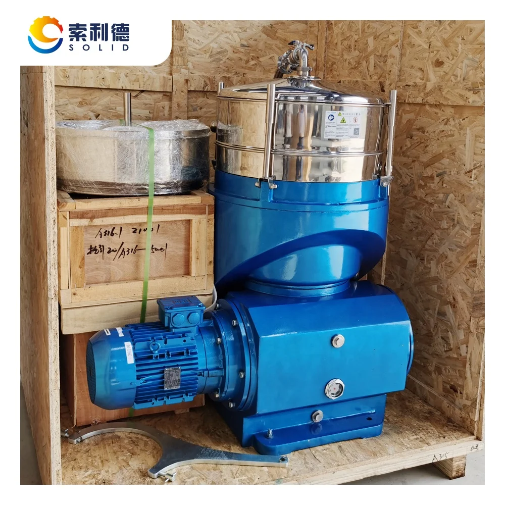 Extra Virgin Olive Oil Vertical Disc Separator For Virgin Oil Purification from Decanter