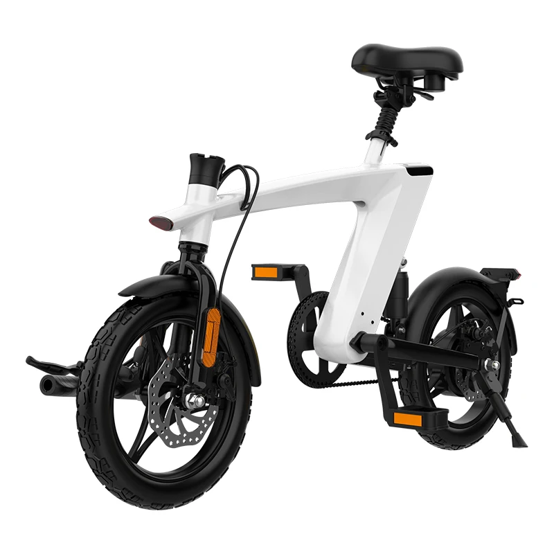 Cross-border Japanese lithium battery two-wheel folding electric bicycle speed shifting generation driving adult pedal power ele