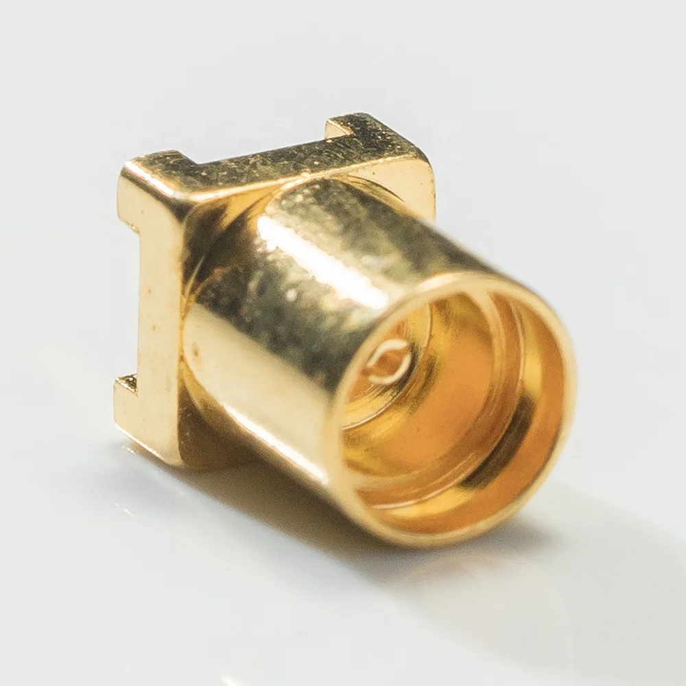 MCX MMCX Female Bulkhead RF Connector for radio IoT instrumentation