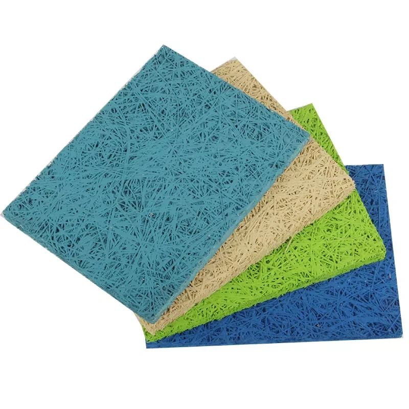 New 2024 Factory Wood Wool Insulation Board Wood Wool Acoustic Panel Wood Wool Board For Sale