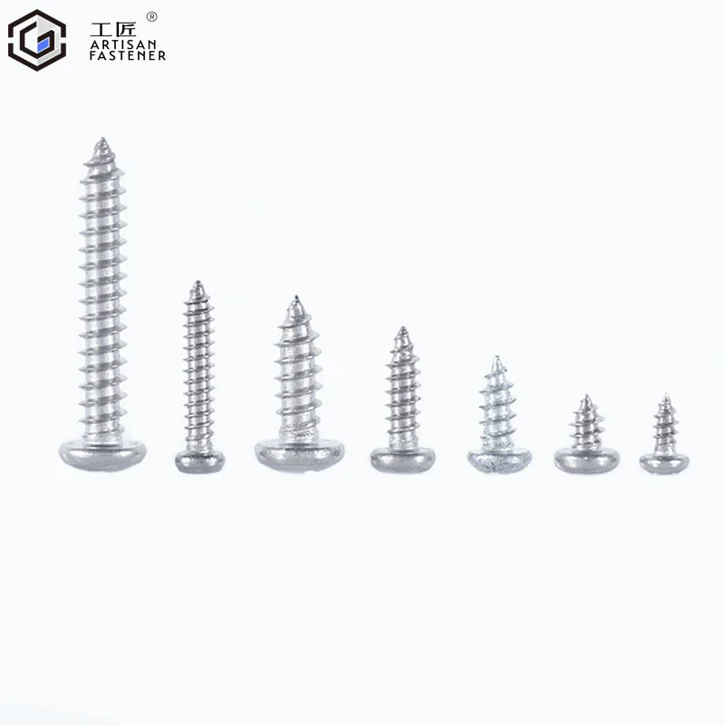 ST4.8 ST5.5 Phillips с закругленной головкой самонарезающие болты для дерева