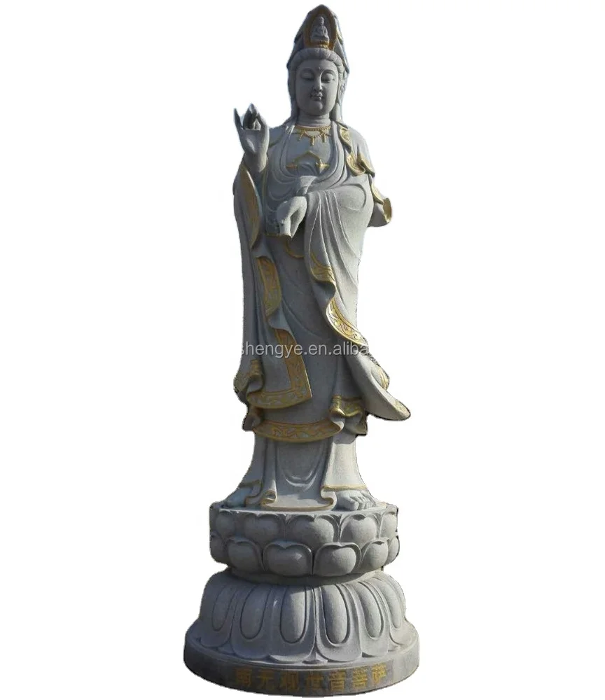 Шенгье изысканная резьба по камню, наружная крупномасштабная статуя Будды из белого мрамора, резная статуя Будды на заказ, статуя Будды в храме