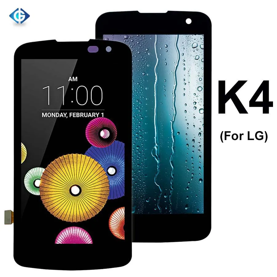 mobile phone lcd display for lg k4 k130 k120f with touch display pantalla for lg k4 lcd touch with frame