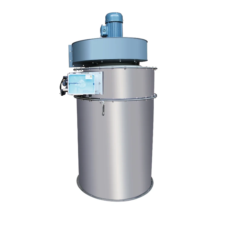 Vnegative pressure vacuum exhaust dust collector FNC series 304 Stainless steel exhaust fan dust collector for concrete plant