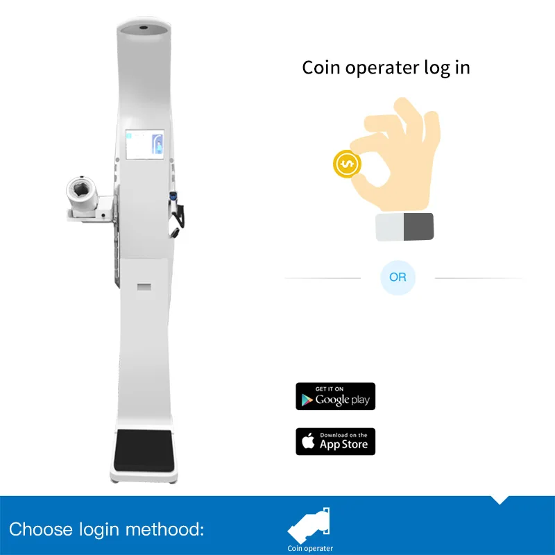 Анализатор веса для людей автоматическая машина измерения роста крови и индекса массы тела тренажерного зала