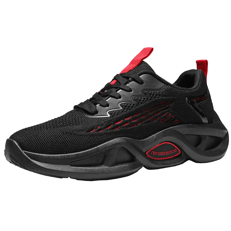 2021 mens comfortable black class running shoes