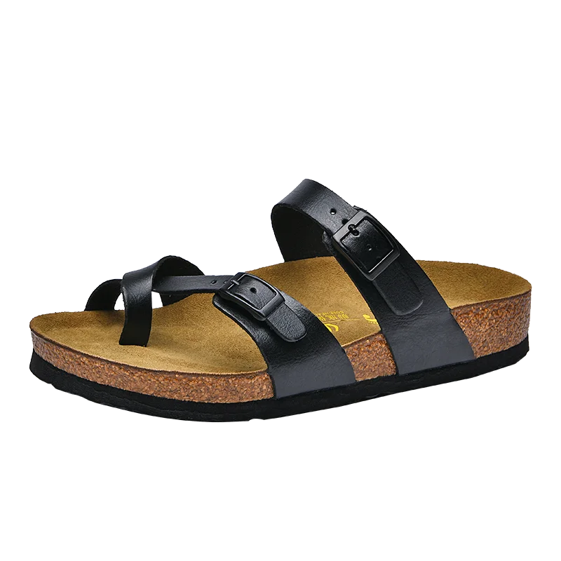2022 Summer Explosion Leather Cork Slipper Berken Shoes