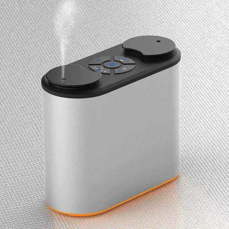 Electric Aroma Diffuser For Home 0ffice New Design Modern Waterless Atomizing Diffuser Rechargeable Dual Nozzle Aromatherapy