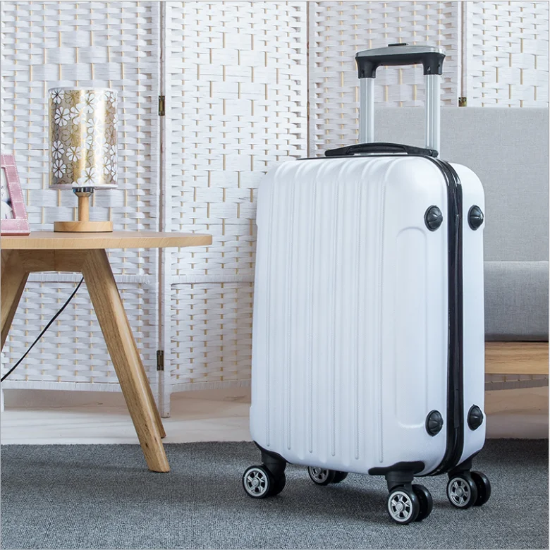 cute girly luggage set laggage bag travel luggage suitcase 3pcs abs trolley luggage