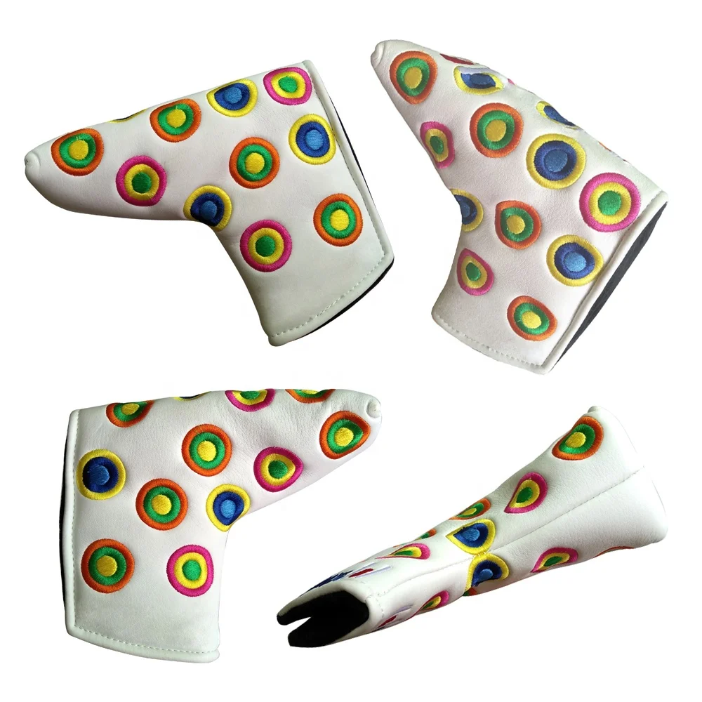 Blade type personalize embroidery Golf Putter Club Head Covers