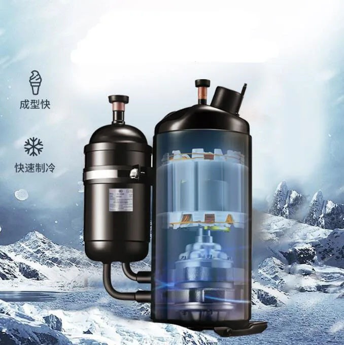 Ice cream machine desktop three colors soft ice cream machine commercial small ice cream machine stainless steel body