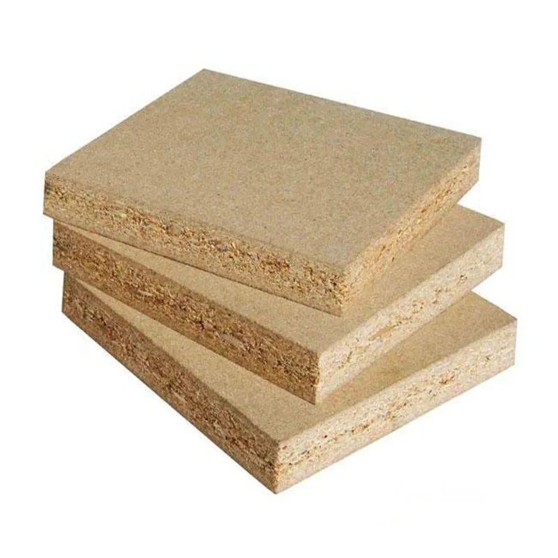 Cheap bamboo hollow core chip wood grain laminated 25mm 18mm melamine faced particle board price manufacturing