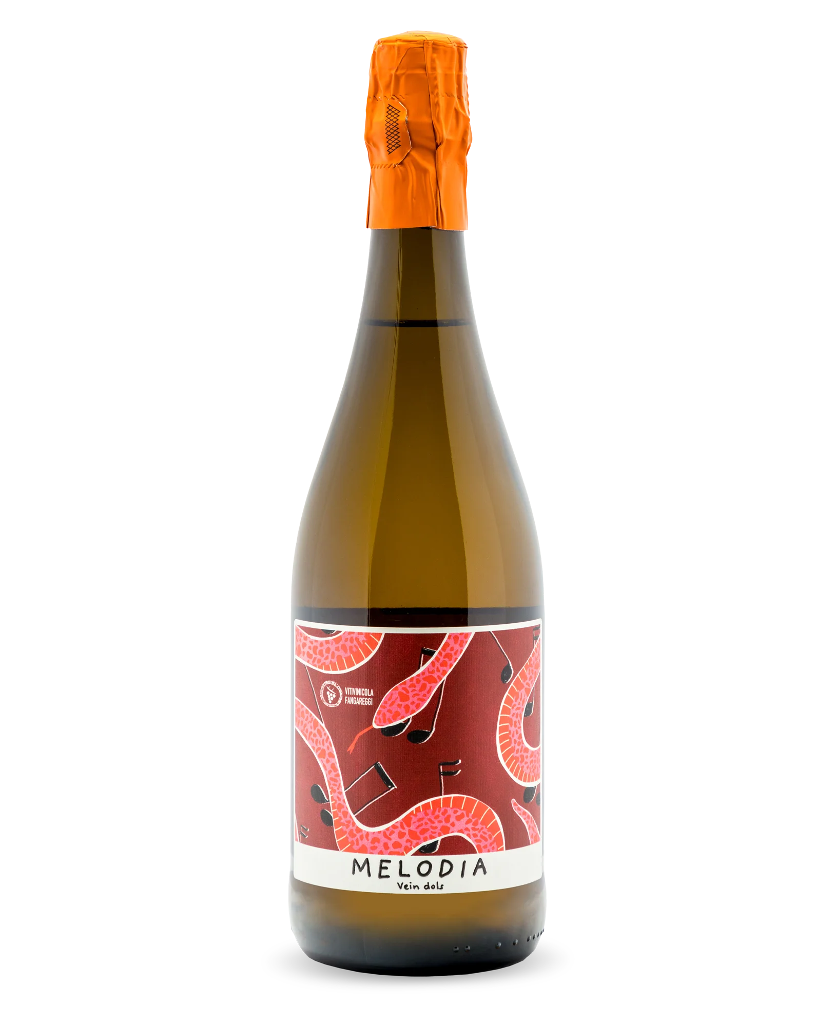 Vitivinicola Fangareggi Top Quality Made in Italy Malvasia and Moscato Sparkling White Wine from Emilia Romagna Bottle 0.75 L