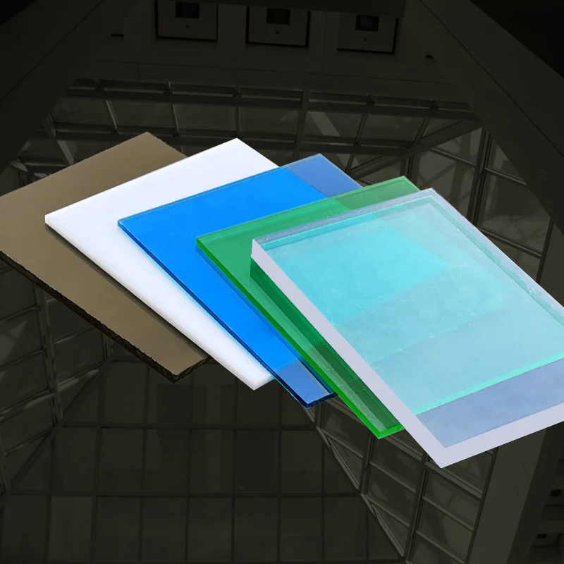 Transparent Plastic Polycarbonate Sheet Pc Solid Roof Panels For Awnings High-strength Transparent Plastic Polycarbonate Sheet