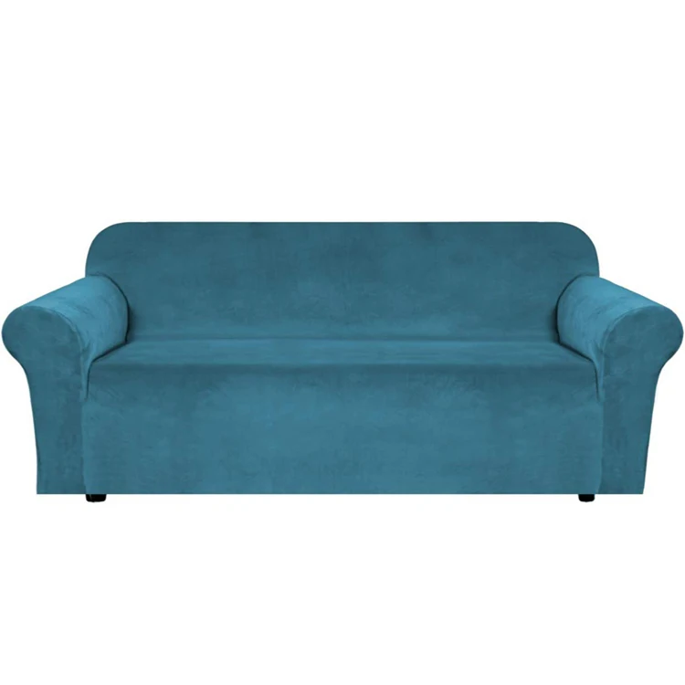 New Hot Items Luxury Thick Velvet Elastic Reversible Sofa Covers