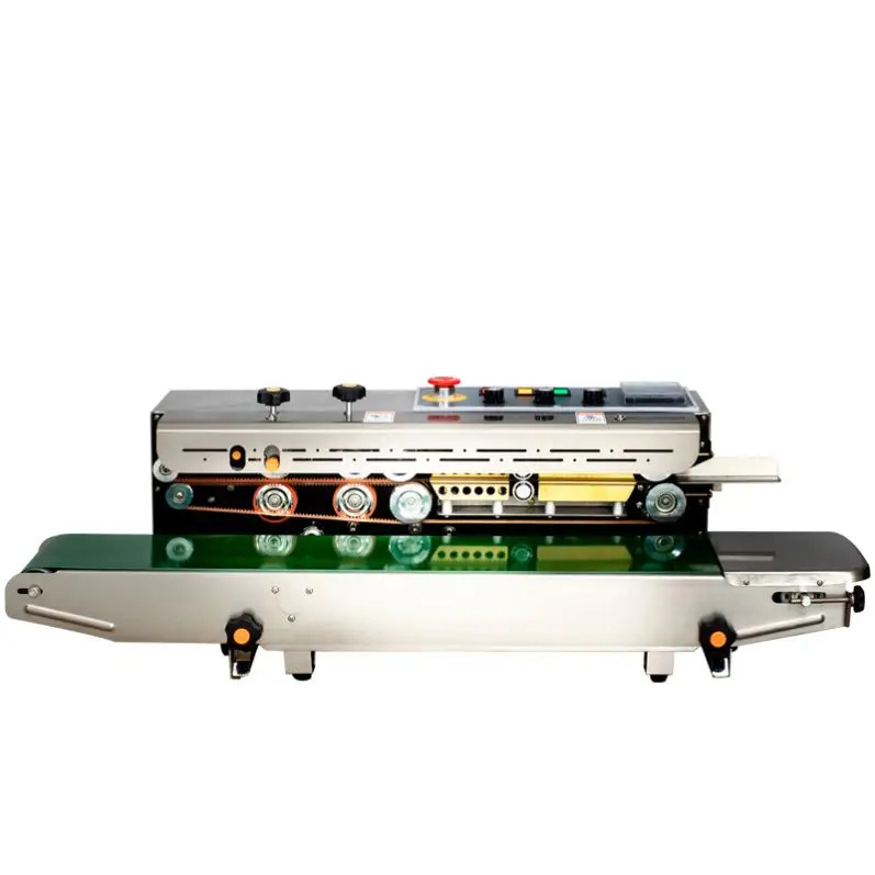 Пленочная термоуплотнительная машина для пластиковых пищевых непрерывных пакетов с кодирующим устройством с твердыми чернилами