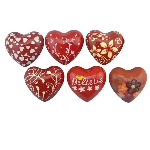 metal heart with sound handpainted customized design