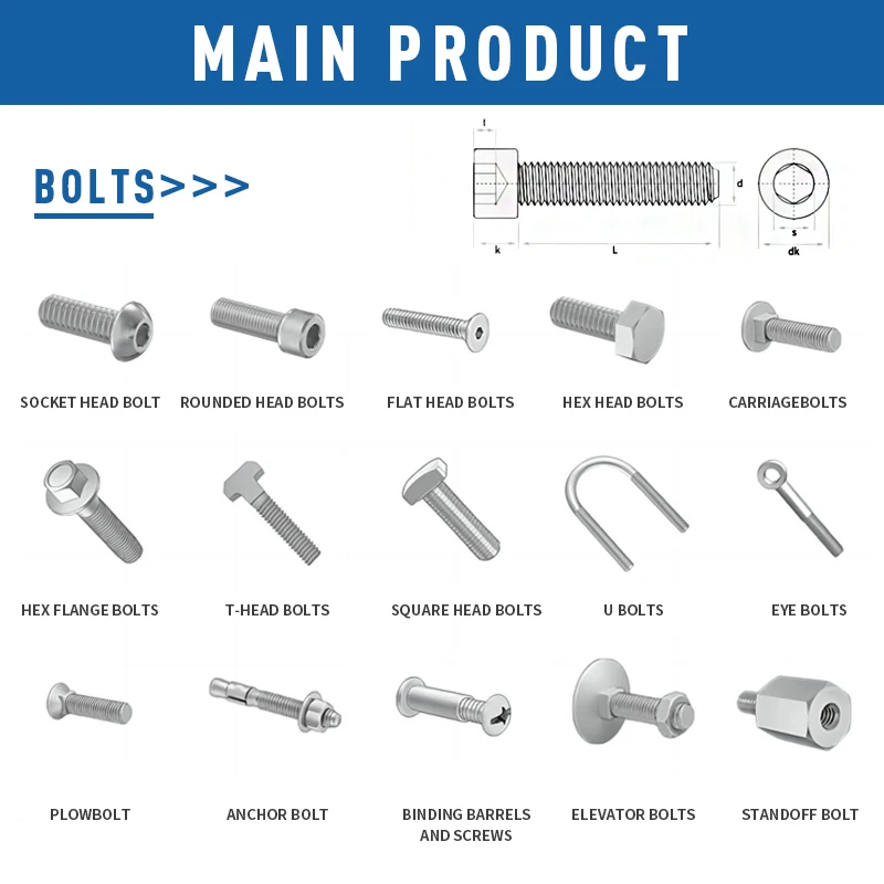 HSL Anchor Bolt sleeve anchor bolt with flange nut j anchor bolt m20 m25 m32 Titanium TA2 TC4 GR2 GR5 F468FT Ti 19
