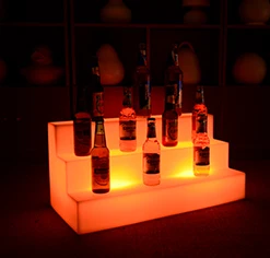 Waterproof 16 changing colors light up led ice bucket barrel cooler led tray led night light