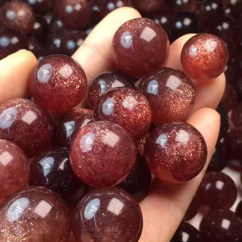 New arrival  high-quality cherry strawberry crystal ball for bracelets or pendant