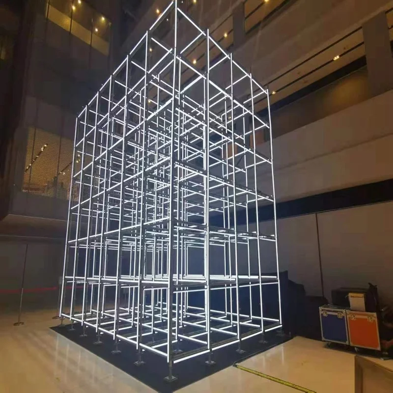 Алюминиевый профиль светодиодный 24 В 3D RGB DMX свет пиксель Mi Bar
