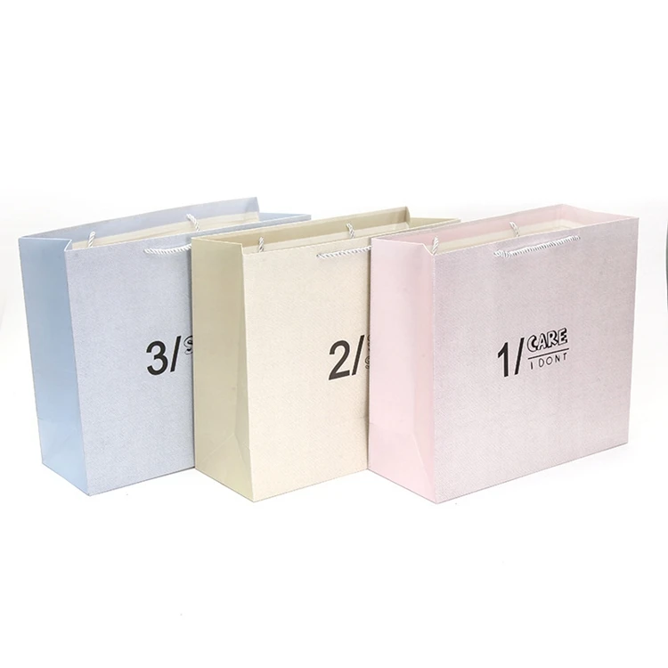 Luxury Clothes Clothing Shopping Paper Bag For Clothing Shoe Packaging