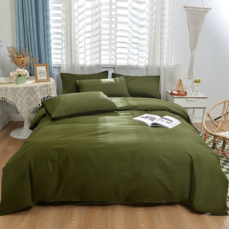 2023 new 40S long staple cotton bedding set bed linens for hotel or residential hostel