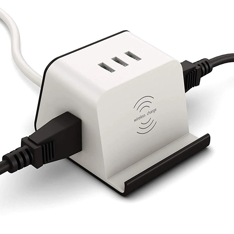 
smart home device usb electric extension board for india power strip with wireless charging 