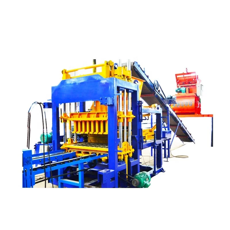 Hot sale automatic operation QT 5-15 china brick making machine cement block making machine