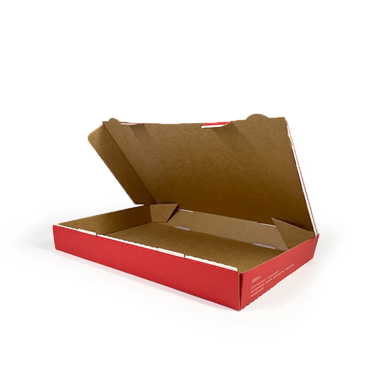 Reusable Wholesale Corrugated Paper Frozen Pizza Boxes 12 Inch Carton Delivery Pizza Packaging Box Custom Logo With Window