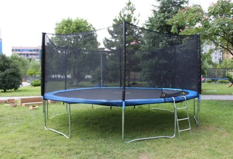 round trampoline with net for family PP mat trampoline