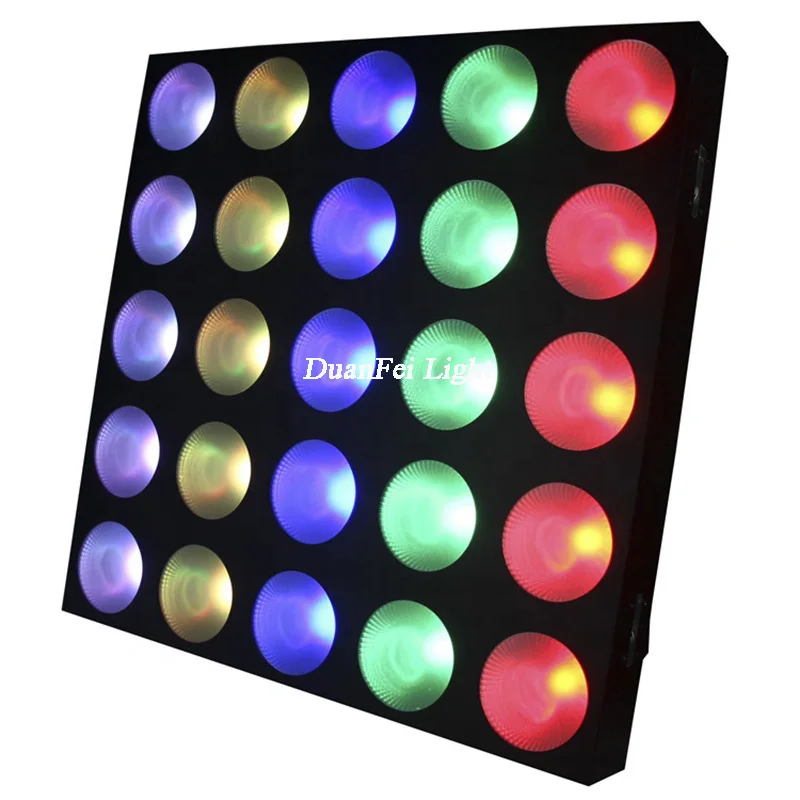 High brightness 25*30W RGB 3in1 led blinder light wash beam matrix led 30w rgb