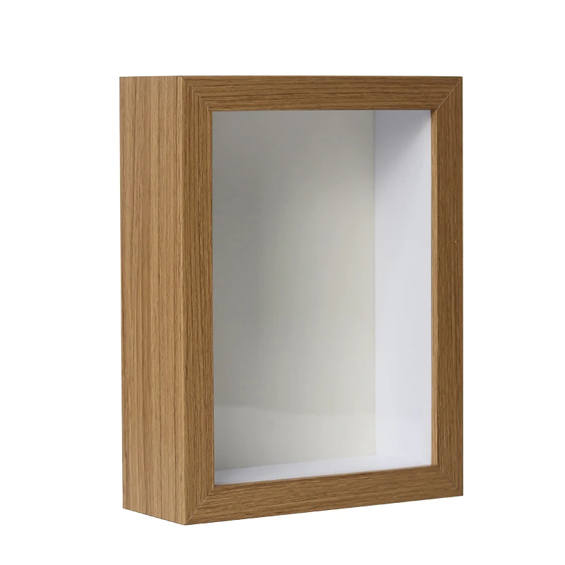 Черный белый орех дерево MDF 24x16 shadow box Deep 3d frames оптом