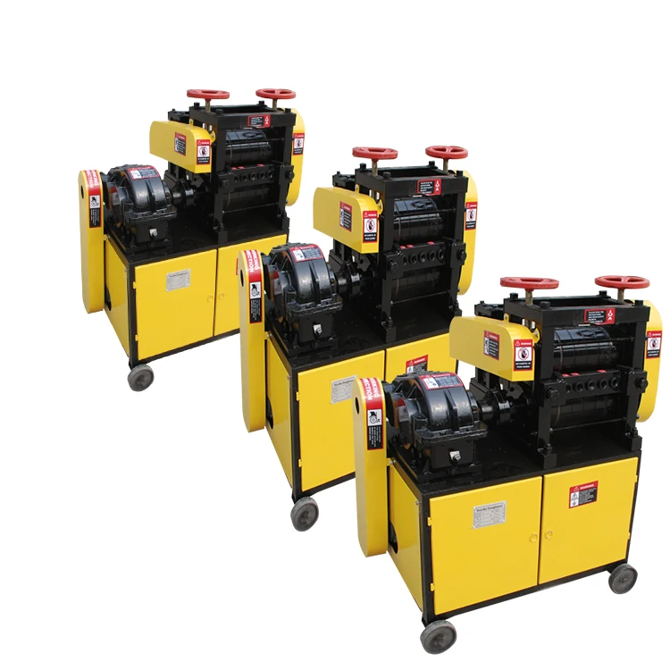 
6-10mm factory sale waste rebar hydraulic straightening machine 