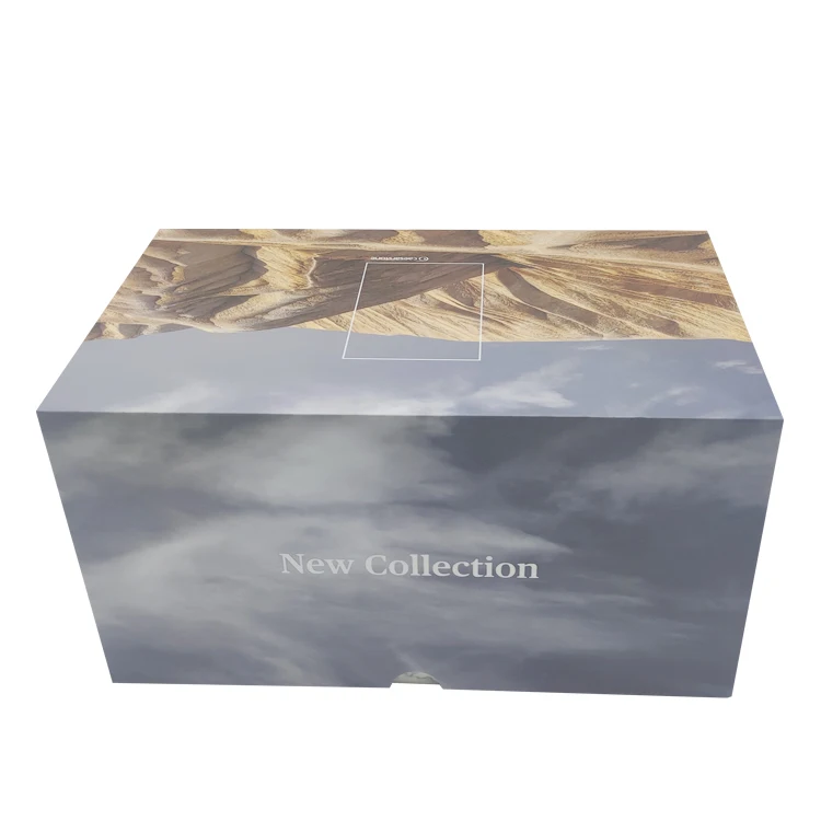 Картонная коробка из гофрированного мрамора с логотипом на заказ