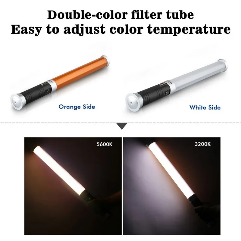 Travor MTL-900(II) professional photography lighting equipment video fill light wand led magic tube light with battery