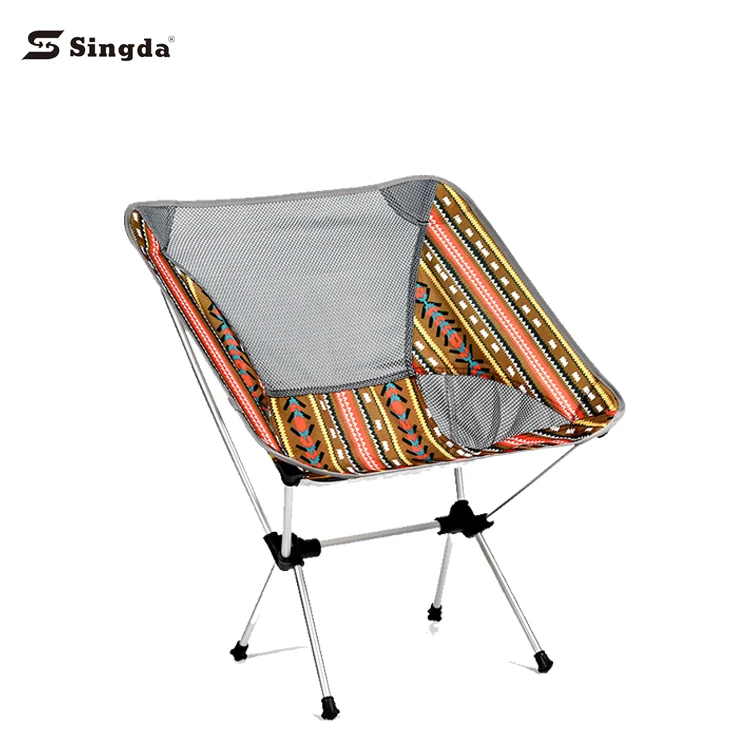 Портативный походный стул Singda, складные металлические пляжные стулья для кемпинга