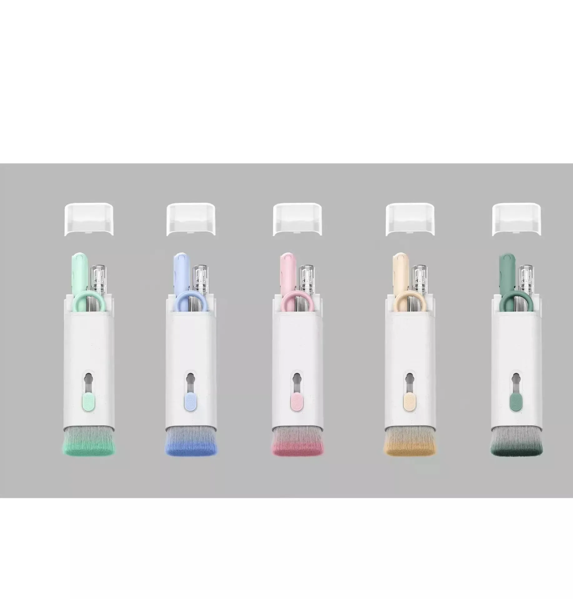 For earplugs 7-in-1 multifunction keyboard screen headset cleaning kit for airport cleaning pen cleaning kit