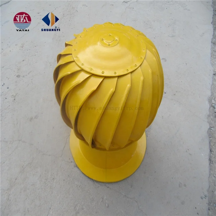 FRP Fiberglass Reinforced Plastic roof turbine ventilation fan/ roof turbo fan