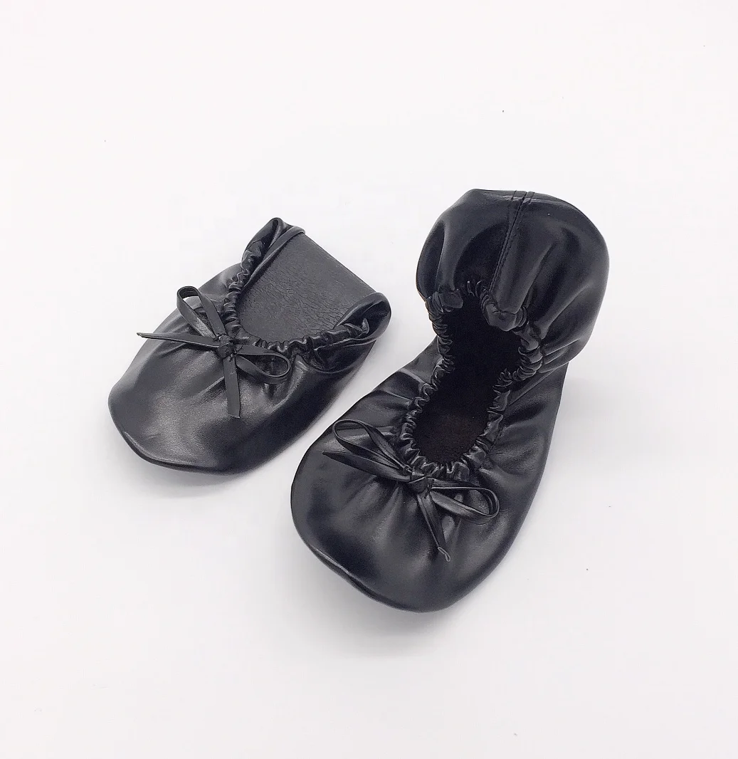 Cheap wedding gift Custom Printing logo women roll up shoes for vending machine