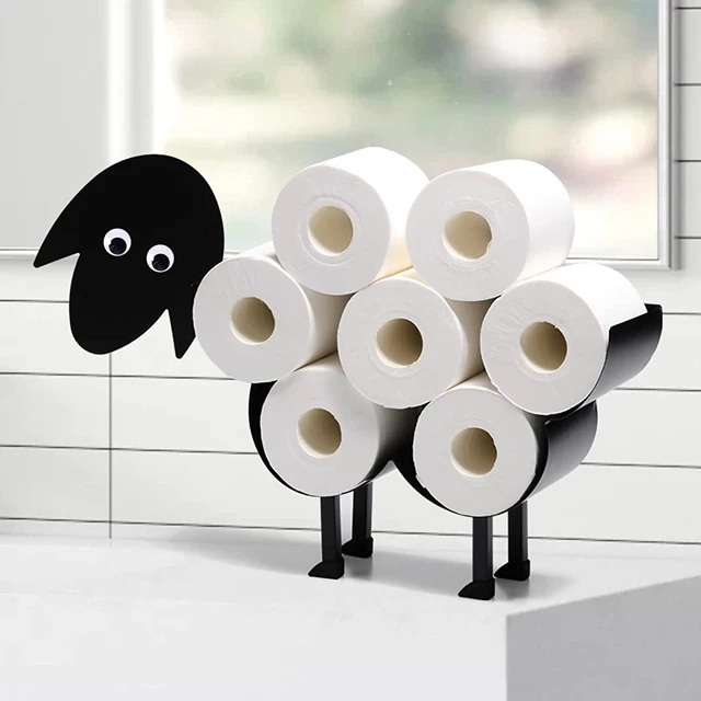 Funny Sheep Standing Bathroom Tissue Storage Toilet roll Paper Holder