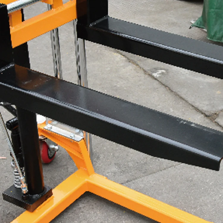 
mingfeng low electric Hydraulic mobile Lift Tables Portable Stackers cart with rolly Scissor 400kg ELCTRIC Stacker 