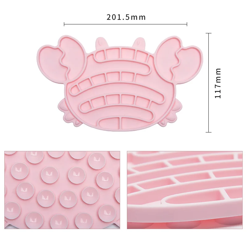 Silicone Slow Feeder New Silicone Bath Lick Mat Feeding Dog Lick Pad Slow Feeder Pet Lick Mats