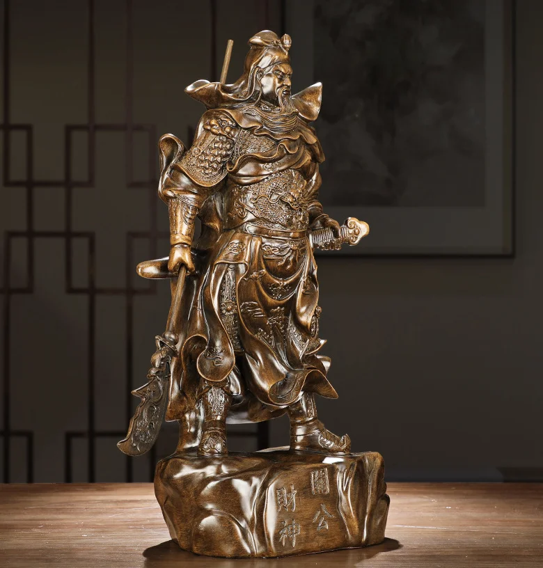2023 Guan Yu Feng Shui 66cm Buddha Statue Kwan Kung Of Wealth Ornaments Gifts For The God Of Wealth Ornaments For Guangong God