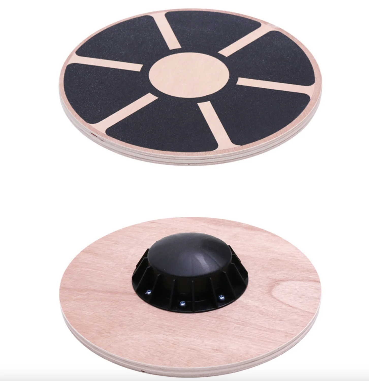 Anti-slip Wood Material Yoga Balance Board for Fitness Balance Training