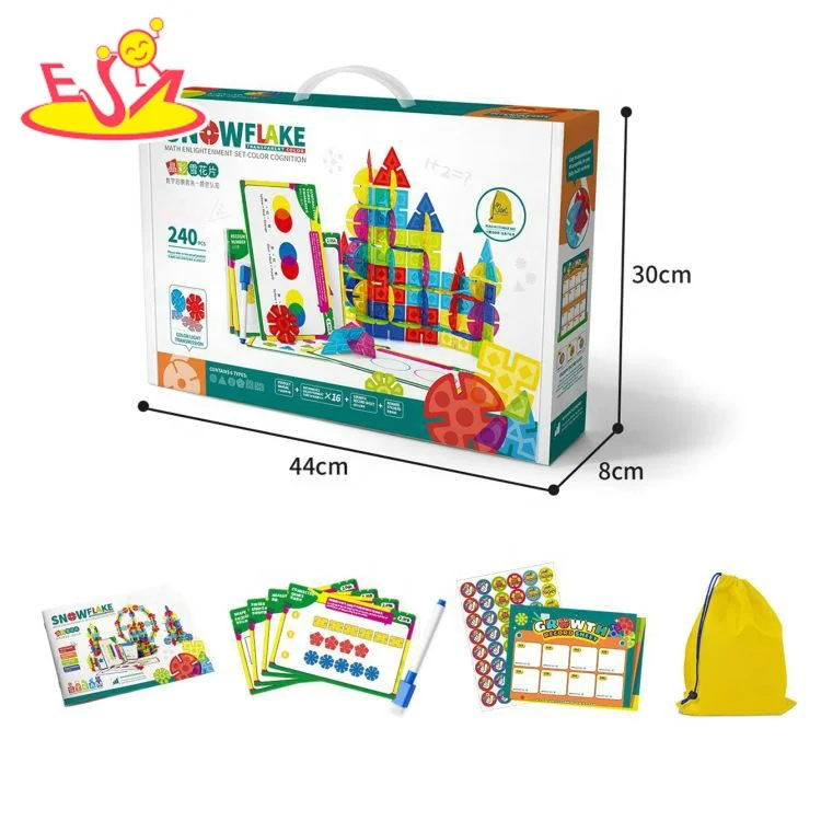 Hot Selling 226 Pcs Math Learning Plastic Building Blocks Set For Kids P12E172