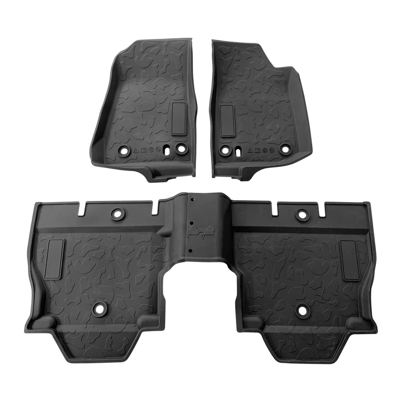 Автомобильный коврик для ног 4 дверей jeep wrangler jl/gladiator JT 2018-2022