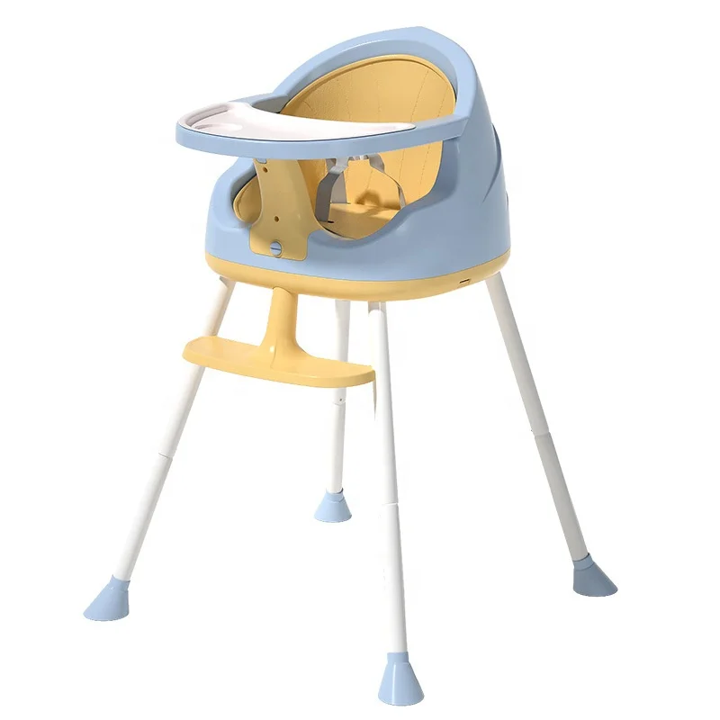 multifunction baby feed chair PU cushion booster seat double dining tray baby low chair