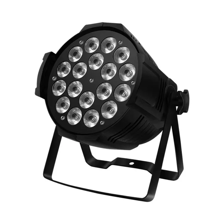 18 pcs 10w LED par RGBW 4in1 full color wedding uplights dj disco DMX stage lighting LED par light