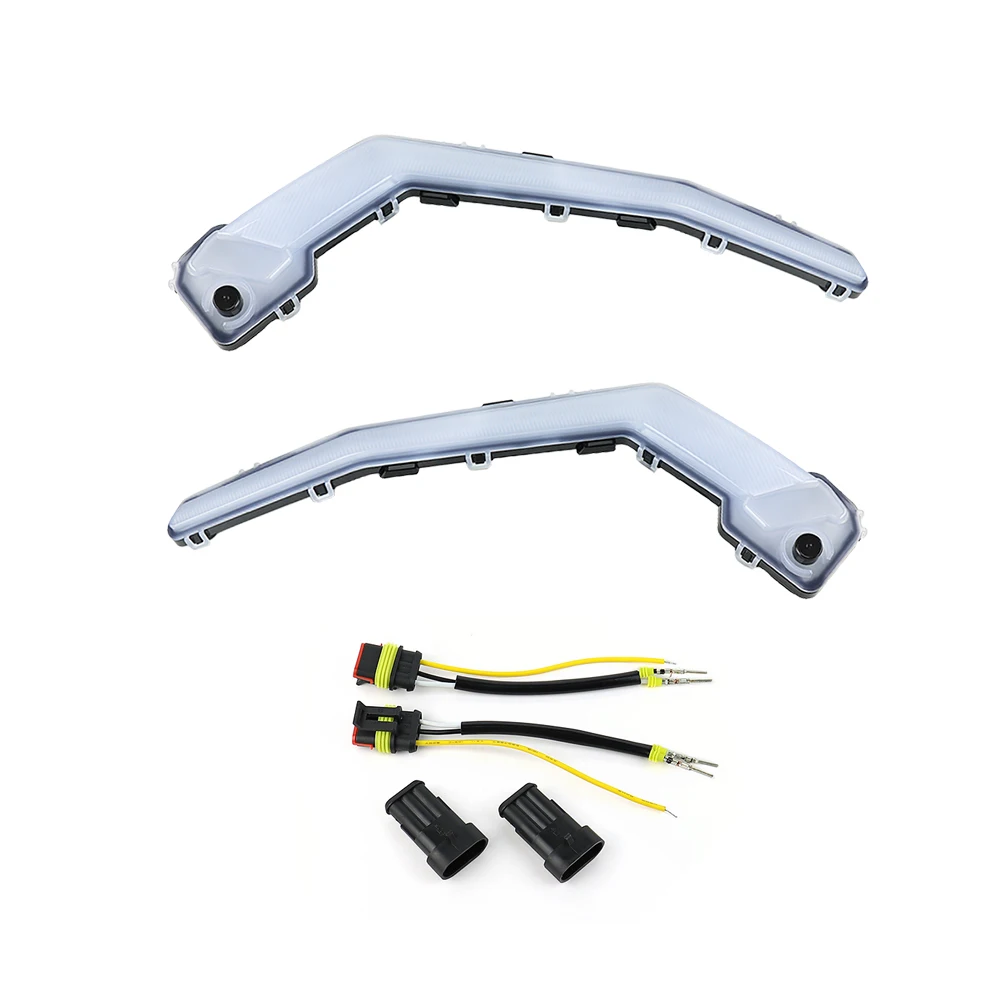 For Can Am Maverick X3 XDS/XRS 2017 2018 Front Led Signature Light DRL Amber Turn Signal Lamps Fang Lights Turn Signal Light